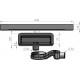 Душевой трап (лоток) CK DRAIN LENA-AQUA003-60 60 см, щелевой, в стену, из нержавеющей стали, с решеткой