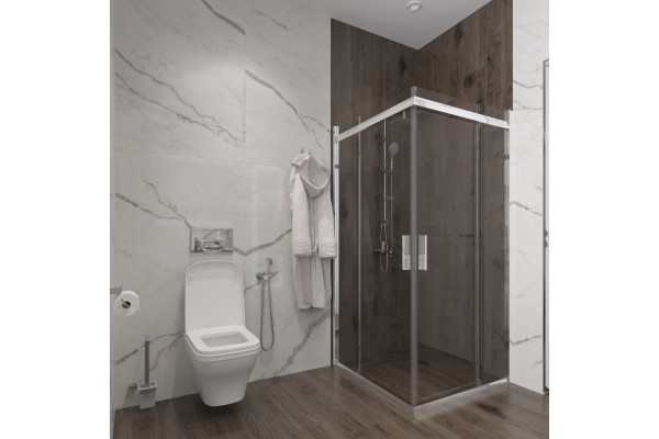 Душевой лоток CK DRAIN AQPP01-70 Steel 70 см, из нержавеющей стали, дизайн решетка из нержавеющей стали
