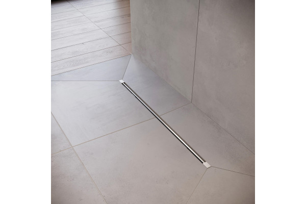 Душевой трап (лоток) CK DRAIN SET 1119-11075 80 см, с мокрым затвором, щелевой, с решеткой из нержавеющей стали