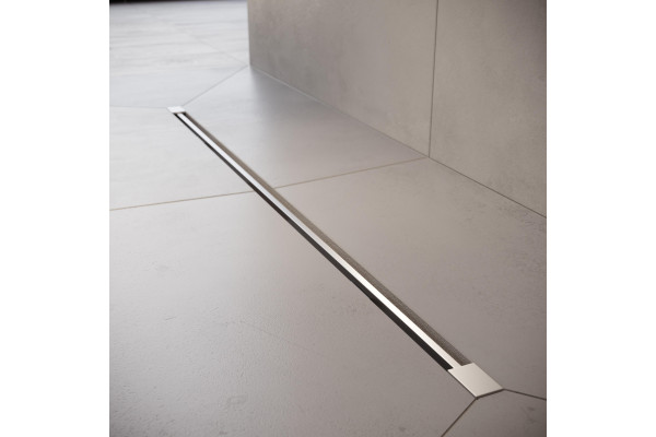 Душевой трап (лоток) CK DRAIN SET 1119-11075 80 см, с мокрым затвором, щелевой, с решеткой из нержавеющей стали