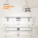 Душевой лоток CK DRAIN AQPP01-80 Steel 80 см, из нержавеющей стали, дизайн решетка из нержавеющей стали