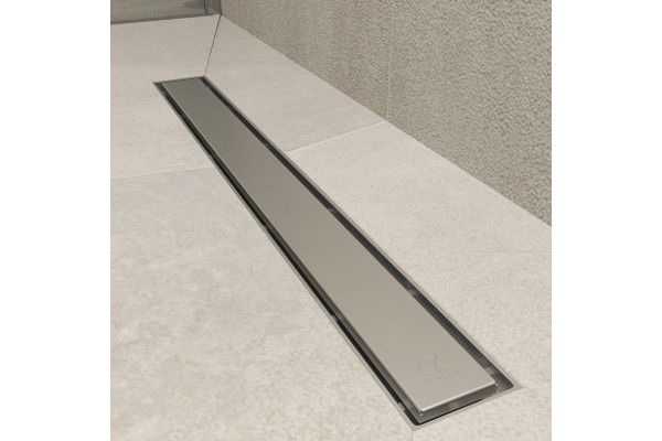 Душевой лоток CK DRAIN 1105-00165 65 см, с мокрым затвором, щелевая/под плитку  решетка из нержавеющей стали