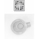 Душевой трап CK DRAIN 4001-0150-10, 10x10, из нержавеющей стали, горизонтальный, квадратный