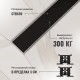 Душевой лоток CK DRAIN AQPP01-G-70 70 см, из нержавеющей стали,  щелевая решетка-стекло