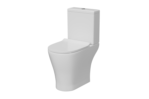 Унитаз-компакт Damixa Sirius DX86C8600SC безободковый, с микролифтом