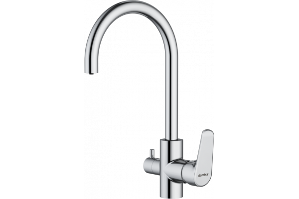 Смеситель для кухни Damixa Merkur 400730000 с каналом для питьевой воды, хром
