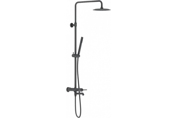 Душевая стойка Damixa Scandinavian Pure 936740300 черный матовый