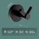 Крючок DEKOR BANYO Alina Black A40 408 04