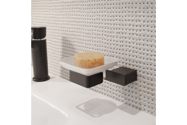 Мыльница DEKOR BANYO SS 304 Black SS304 005 04