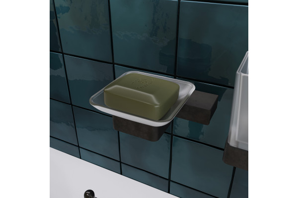 Мыльница DEKOR BANYO SS 304 Black SS304 005 04