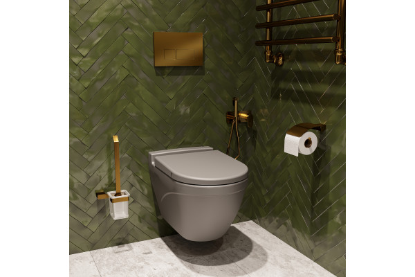 Ершик DEKOR BANYO SS 304 Gold SS304 6009 02
