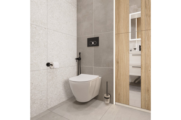Набор DEKOR BANYO Alina Black A40 408 01 04 +, A40 408 04 + A40 6009 04 + A40 408 02 04 + A40 405 04 + A40 406 04 + A40 407 01