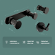Набор DEKOR BANYO Alina Black A40 408 01 04 +, A40 408 04 + A40 6009 04 + A40 408 02 04 + A40 405 04 + A40 406 04 + A40 407 01