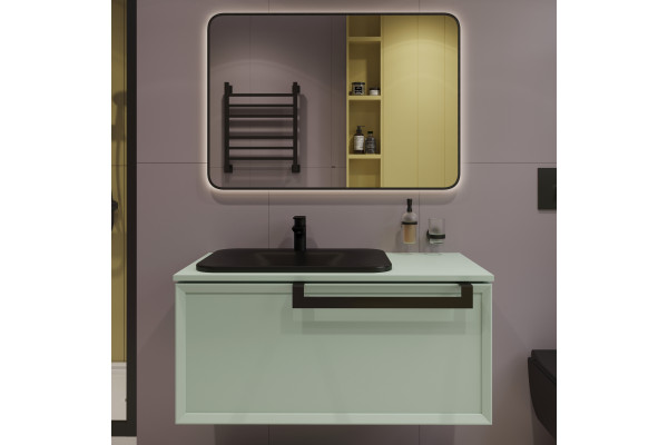 Дозатор DEKOR BANYO Alina Black, черный