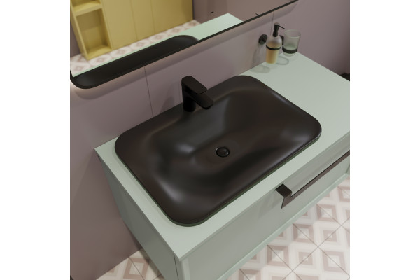Дозатор DEKOR BANYO Alina Black, черный