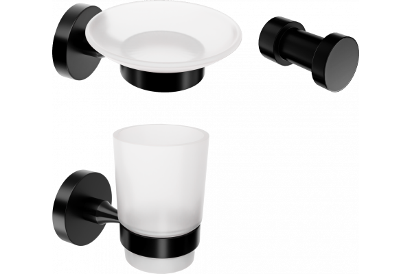 Набор DEKOR BANYO Alina Black A40 406 04 +, A40 405 04 + A40 408 02 04