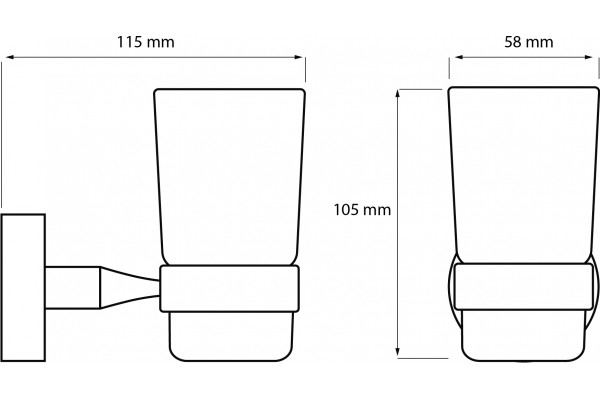 Комплект DEKOR BANYO Alina A40 406 +, A40 405 + A40 408 08