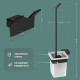 Набор DEKOR BANYO SS 304 Black, Ершик + Держатель туалетной бумаги + Крючок