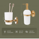 Комплект DEKOR BANYO Alina Gold A40 406 02 +, A40 5012 02 + A40 408 02