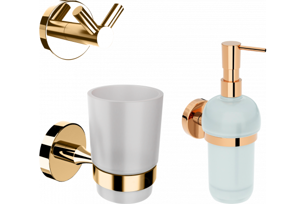 Комплект DEKOR BANYO Alina Gold A40 406 02 +, A40 5012 02 + A40 408 02
