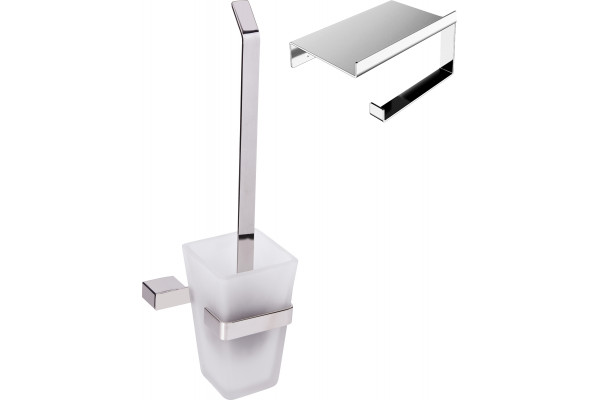 Набор DEKOR BANYO SS 304, Ершик + Держатель туалетной бумаги