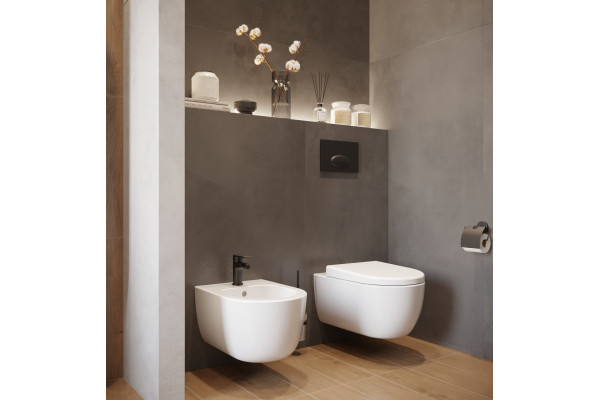 Держатель туалетной бумаги DEKOR BANYO Alina Black A40 407 01 04