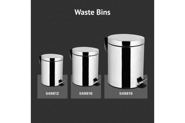 Мусорное ведро DEKOR BANYO Waste Bins 6011 13 02, 12 л