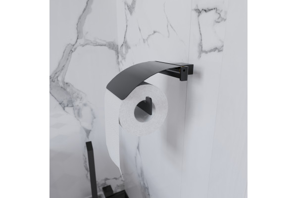 Держатель туалетной бумаги DEKOR BANYO SS 304 Black SS304 007 01 04