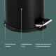 Мусорное ведро DEKOR BANYO Waste Bins 6011 01 02 04, черное, 3 л