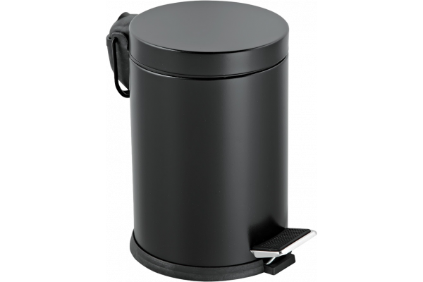 Мусорное ведро DEKOR BANYO Waste Bins 6011 01 02 04, черное, 3 л