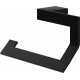 Держатель туалетной бумаги DEKOR BANYO SS 304 Black SS304 007 04