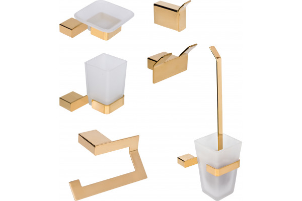 Набор DEKOR BANYO SS 304 Gold SS304 008 02 +, SS304 007 02 + SS304 6009 02 + SS304 008 12 + SS304 005 02 + SS304 006 02