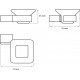 Мыльница DEKOR BANYO SS 304 Gold SS304 005 02