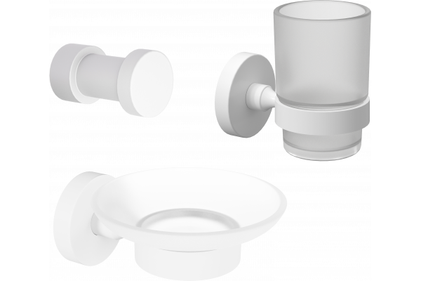 Набор DEKOR BANYO Alina White, A40 406 05 + A40 408 15 + A40 405 05