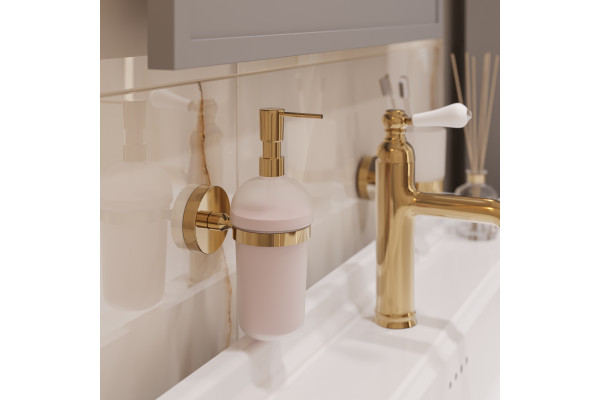 Дозатор DEKOR BANYO Alina Gold, золотой