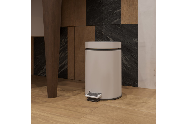 Мусорное ведро DEKOR BANYO Waste Bins 6011 02 02 05, белое, 5 л