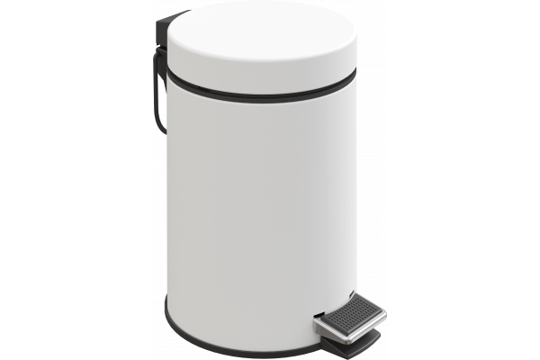 Мусорное ведро DEKOR BANYO Waste Bins 6011 02 02 05, белое, 5 л