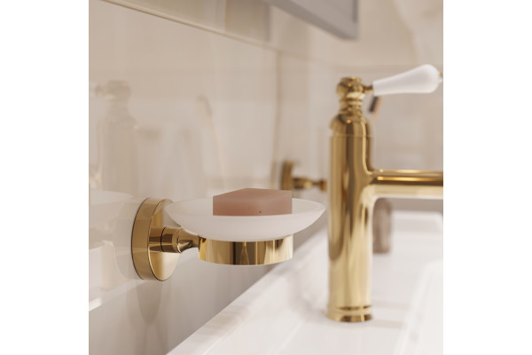 Мыльница DEKOR BANYO Alina Gold A40 405 02, золото