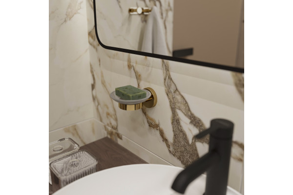 Мыльница DEKOR BANYO Alina Gold A40 405 02, золото