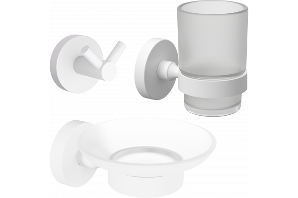 Набор DEKOR BANYO Alina White, A40 406 05 + A40 408 05 + A40 405 05