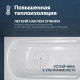 Акриловая ванна DIWO Ростов 170x70 см, с ножками