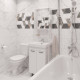 Шторка на ванну DIWO Коломна 4GW007 распашная, 80x150
