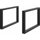 Столешница с раковиной DIWO Элиста 60 светлое дерево, с раковиной Moduo 50 Square