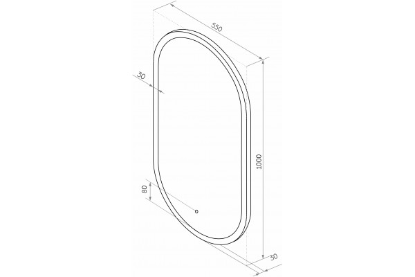 Мебель для ванной DIWO Элиста 60 белая с раковиной Moduo 55 Leaf