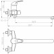 Универсальный смеситель DIWO Псков PS-02cr