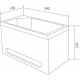 Мебель для ванной DIWO Казань 40 L