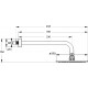 Комплект Душевой уголок DIWO Анапа 90х90, профиль хром глянец + Лоток CK DRAIN 1105-00155 55 см, с мокрым затвором, щелевой, из нержавеющей стали, с решеткой + Комплект Ideal Standard Ceraflex BC447AA С ВНУТРЕННЕЙ ЧАСТЬЮ