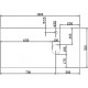 Тумба с раковиной DIWO Элиста 100 светлое дерево с раковиной Moduo 55 Leaf