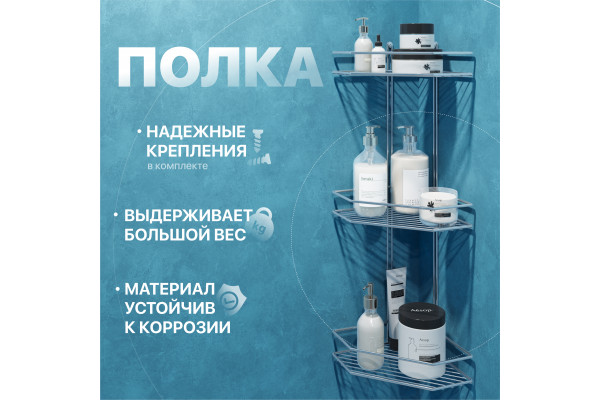 Полка DIWO Смоленск П16173 хром