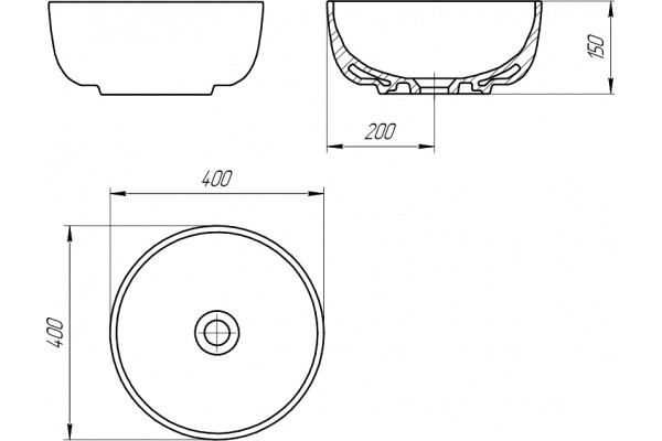 Мебель для ванной DIWO Элиста 80 белый мрамор, с раковиной Moduo 40 RING